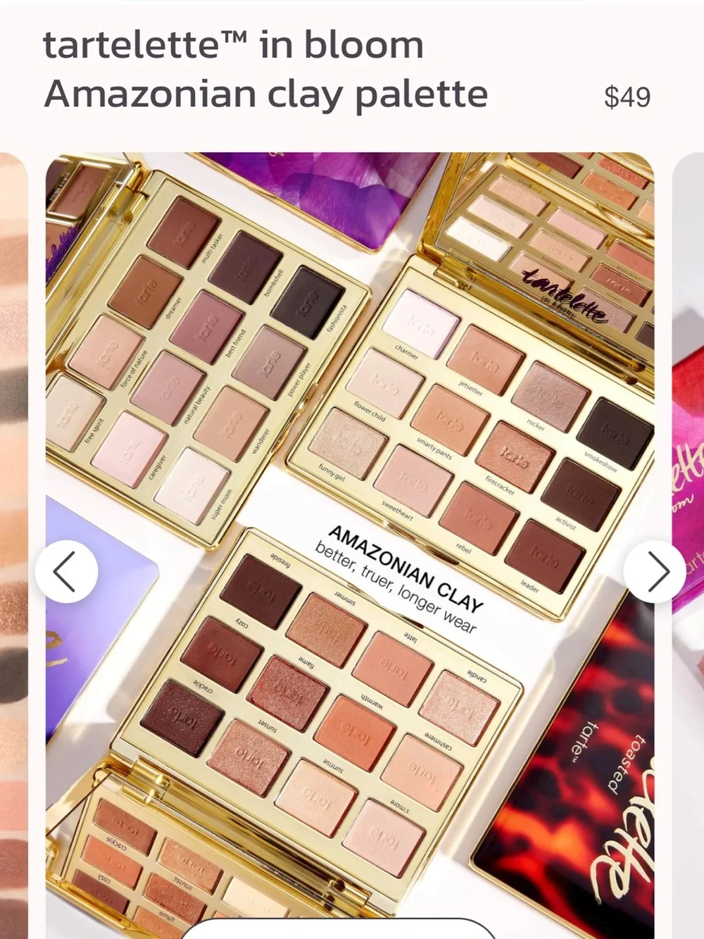 tartelette in bloom Eyeshadow Palette by tarte.